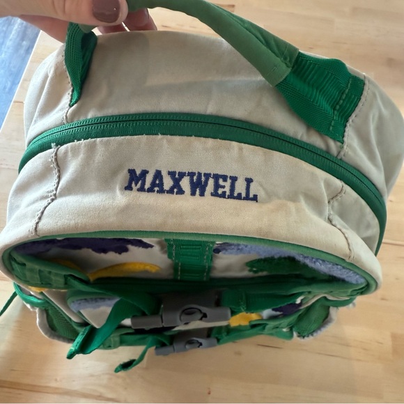 Pottery Barn Kids Boy's Engraved Backpack with name MAXWELL Stitched - Picture 11 of 13